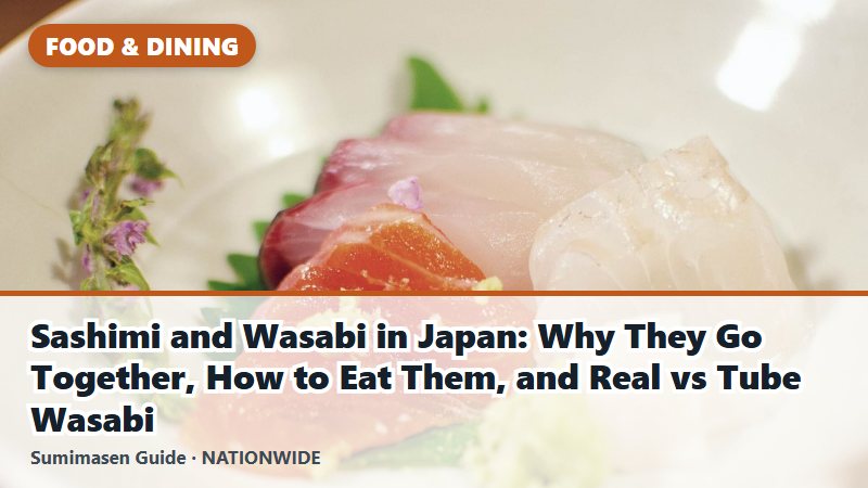 Sashimi and Wasabi in Japan: Why They Go Together, How to Eat Them, and Real vs Tube Wasabi