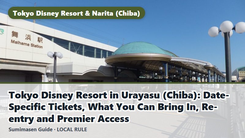 Tokyo Disney Resort in Urayasu (Chiba): Date-Specific Tickets, What You Can Bring In, Re-entry and Premier Access