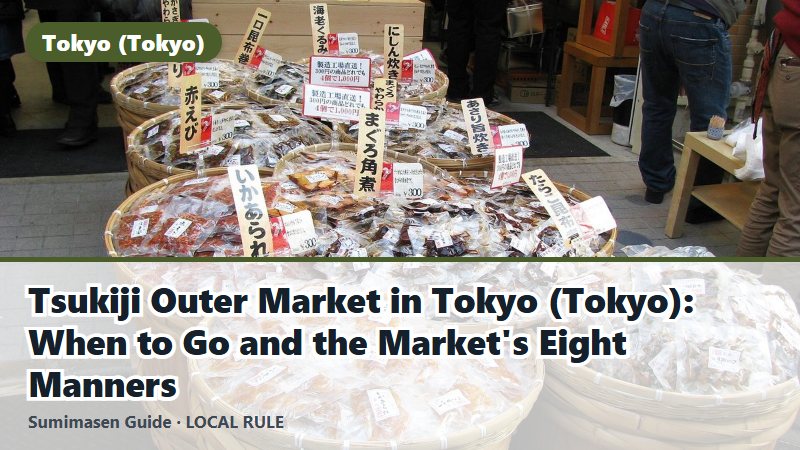 Tsukiji Outer Market in Tokyo (Tokyo): When to Go and the Market's Eight Manners