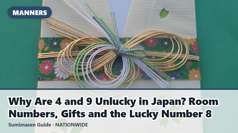 Why Are 4 and 9 Unlucky in Japan? Room Numbers, Gifts and the Lucky Number 8