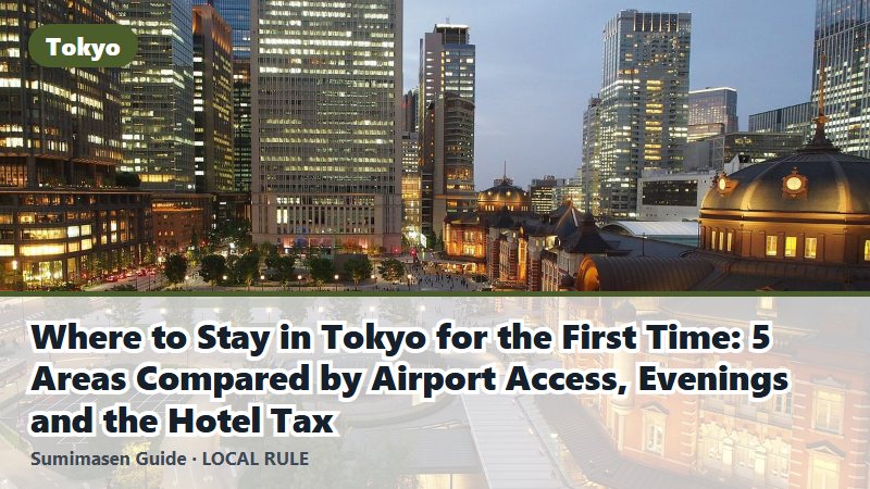 Where to Stay in Tokyo for the First Time: 5 Areas Compared by Airport Access, Evenings and the Hotel Tax