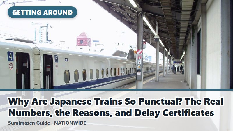 Why Are Japanese Trains So Punctual? The Real Numbers, the Reasons, and Delay Certificates